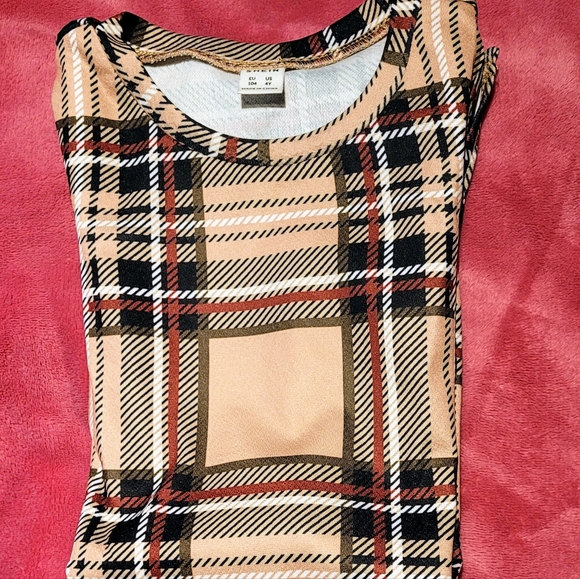 Shein Toddler Girls Tartan Print dress size 4Y - Picture 2 of 4